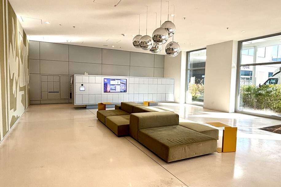 VIENNA TWENTYTWO I U-Bahn-Station KAGRAN U1 I Moderne Wohnung mit Loggia I Rooftop POOL &amp; SAUNA I Fitnessraum, Wohnung-miete, 1.349,00,€, 1220 Wien 22., Donaustadt