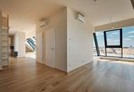 TRAUMBLICK und kuschliger KAMIN! Dachgeschoß-Maisonette mit 3 Terrassen! Garagenkauf im Haus möglich