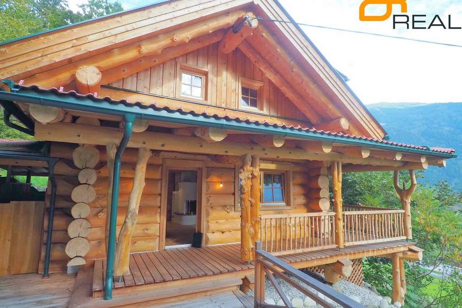 Kanada- Style Rundholz- Neubau, Sonnenseite Drautal - Weißensee, Haus-kauf, 765.000,€, 9753 Spittal an der Drau