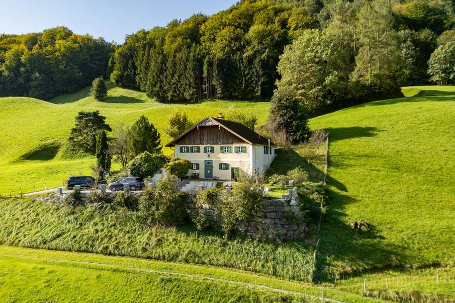 Einzigartige Liegenschaft: Sacherl mit atemberaubender Aussicht und exklusiver Alleinlage, Haus-kauf, 675.000,€, 5400 Hallein
