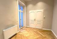 MÖLLWALDPLATZ, U1-NÄHE, 124 m2 ALTBAU, Wohnküche, 2 Zimmer, klimatisiert, 2 Bäder, Parketten, Loggia, 1. Liftstock, provisionsfrei