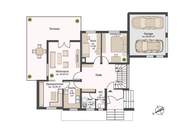 Stilvolles Ein- Zweifamilienhaus mit Doppelgarage und großen Garten