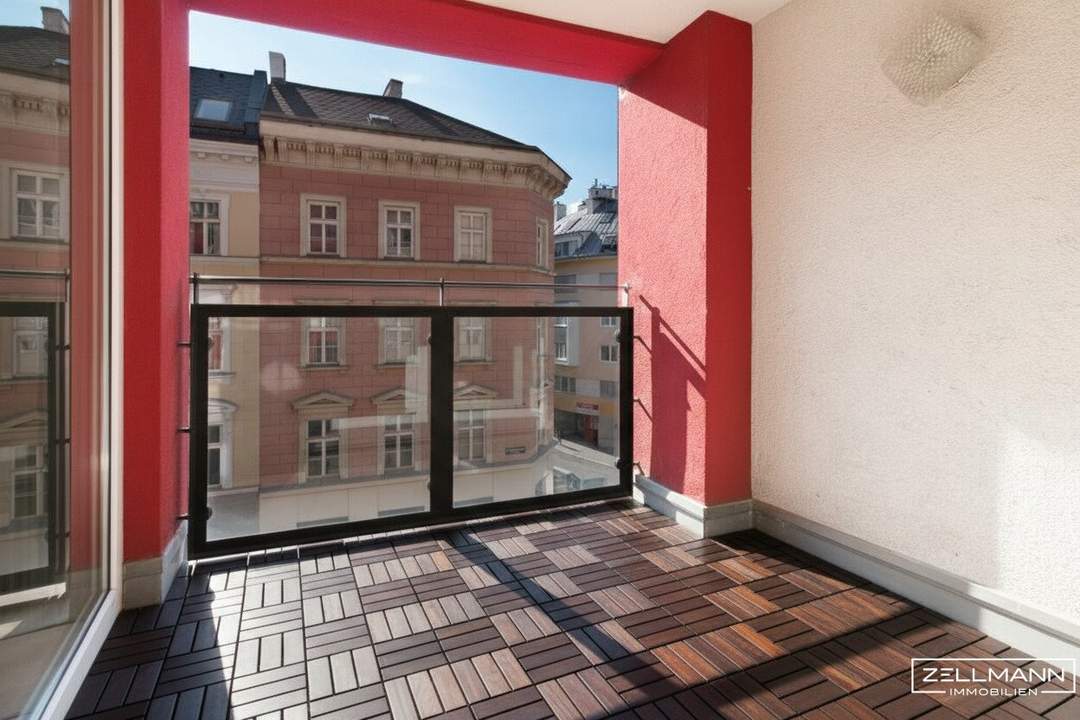 MARGARETEN | gute Lage | Tolles 1 Zimmer Apartment mit großer Loggia | frisch renoviert 2026 | neue Küche