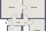 Sanierungsbedürftige 3-Zimmer-Wohnung mit Balkon in Salzburg