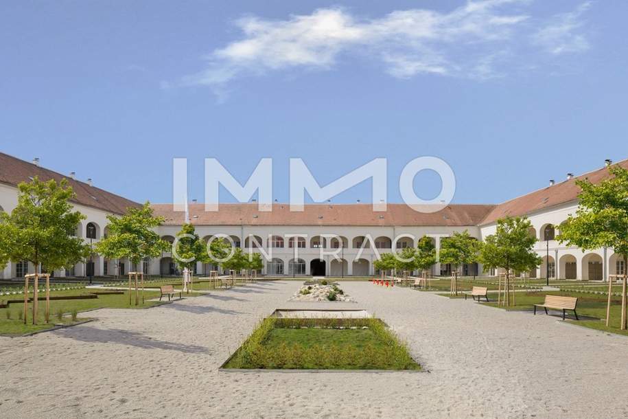 1.Monat mietfrei - Wohnen mit Flair im Schloss Neusiedl - Haus 3, Wohnung-miete, 1.099,95,€, 7100 Neusiedl am See