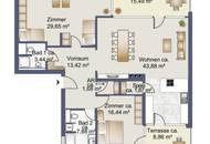 Hochwertige DG-Wohnung in Gießhübl mit 2 Terrassen in ruhiger Lage zu mieten!