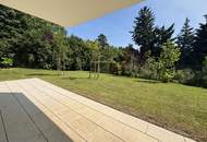 PROVISIONSFREI! Exklusives Wohnerlebnis am Flötzersteig, 1140: Sonnige, wunderschöne 3-Zimmer GARTENWOHNUNG mit 3 Terrassen! ERSTBEZUG!
