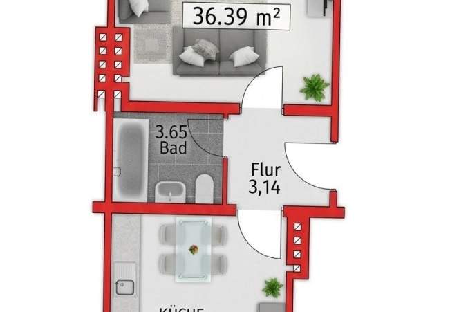Machen Sie es zu Ihrem: Charmante 2 Zimmer in 1230, Wohnung-kauf, 99.000,€, 1230 Wien 23., Liesing