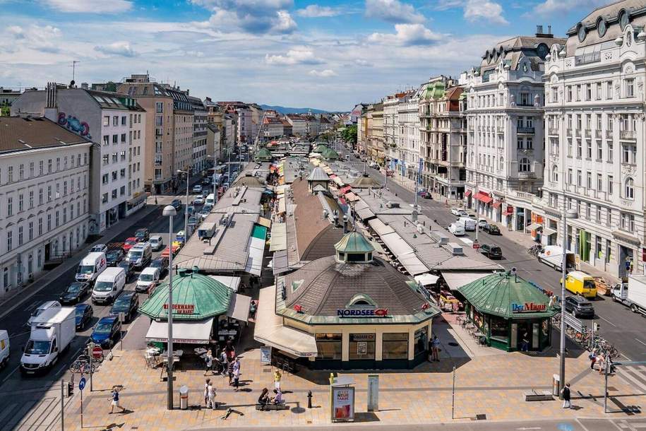 Nachmarktstand in Bestlage Nähe Marktraum günstig abzugeben!, Gewerbeobjekt-miete, 366,25,€, 1060 Wien 6., Mariahilf