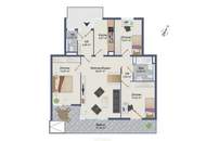 Viel Raum auf 84 m² – 4 getrennte Zimmer, Balkon und Tiefgarage