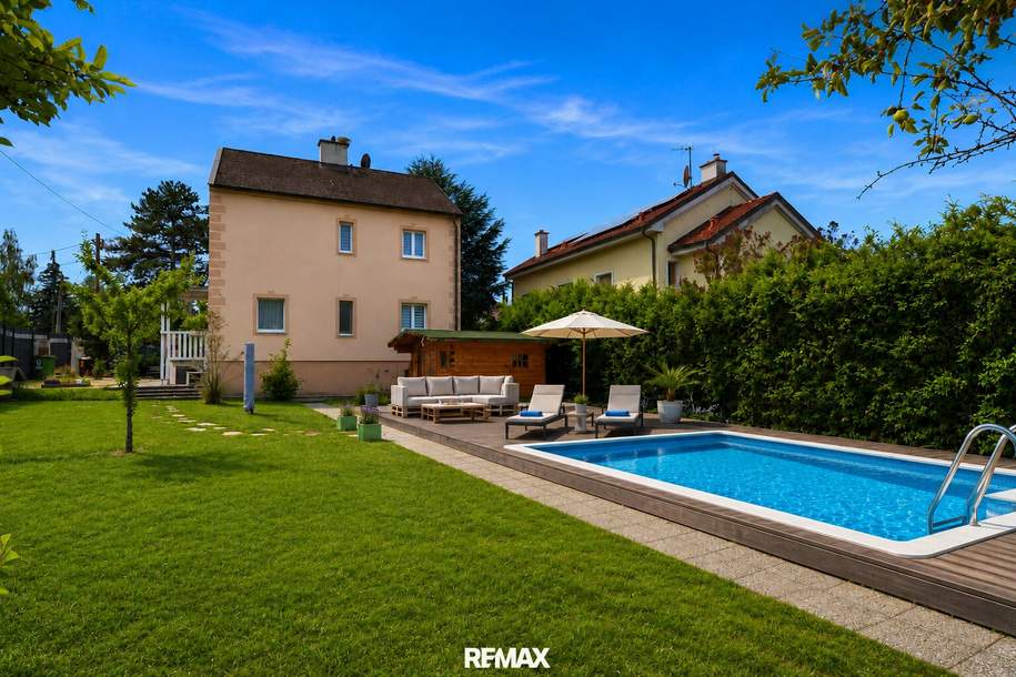 Wohnen im Grünen – Familienhaus mit Pool und großem Garten, Haus-kauf, 750.000,€, 1140 Wien 14., Penzing