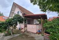 Einfamilienhaus mit Vollkeller samt angebauter Garage und überdachter Terrasse in ruhiger und sonniger Sackgassenlage !