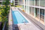 ERSTBEZUG – barrierefreie 3-Zimmer-Wohnung mit Einbauküche, Balkon und Tiefgaragenstellplatz in sonniger Lage!