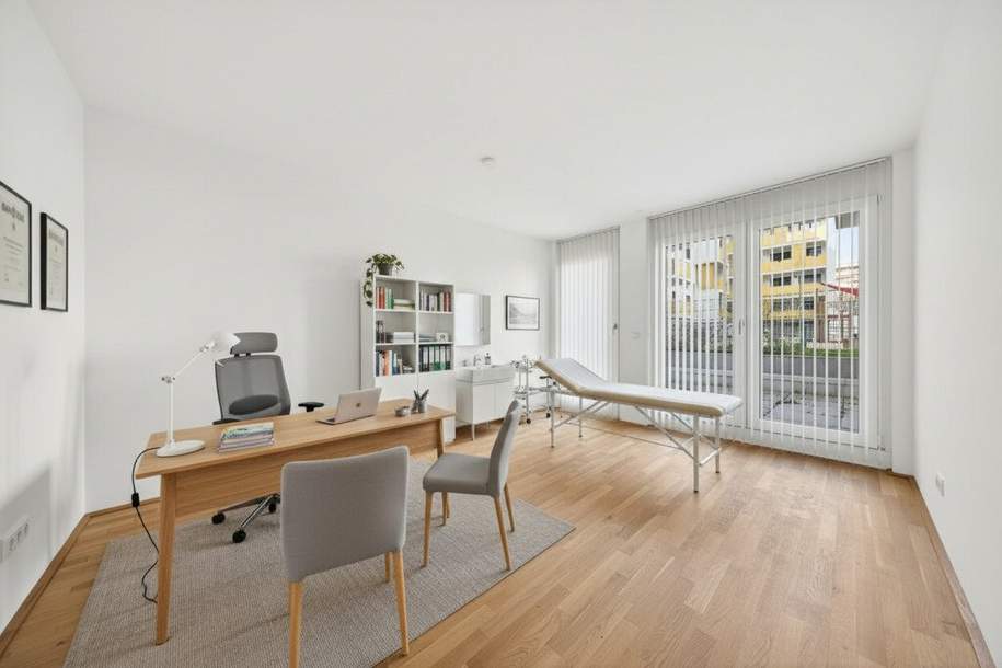 Moderne Praxisfläche nahe U1 Kagran – Zukunftsstandort mit großem Entwicklungspotenzial, Gewerbeobjekt-kauf, 475.000,€, 1220 Wien 22., Donaustadt