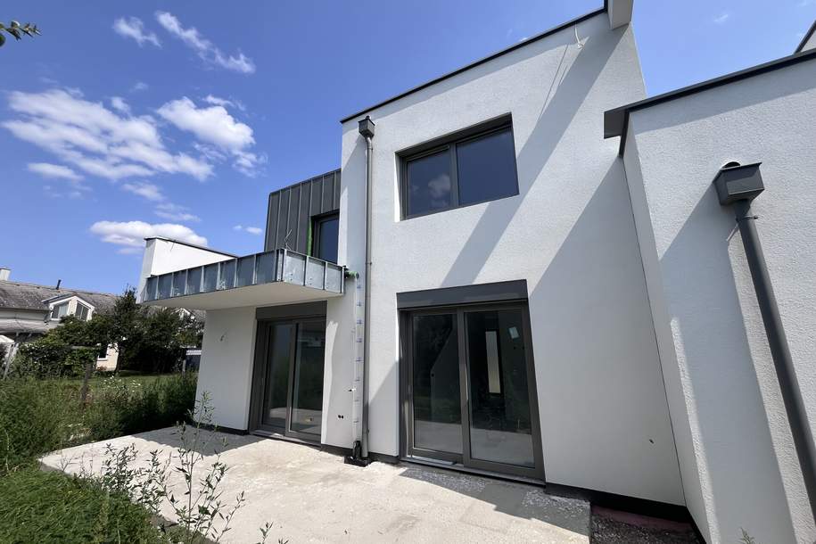 Traumhafte Doppelhaushälfte in Guntramsdorf: Erstbezug mit Garten und 2 Stellplätzen!, Haus-miete, 1.500,00,€, 2353 Mödling