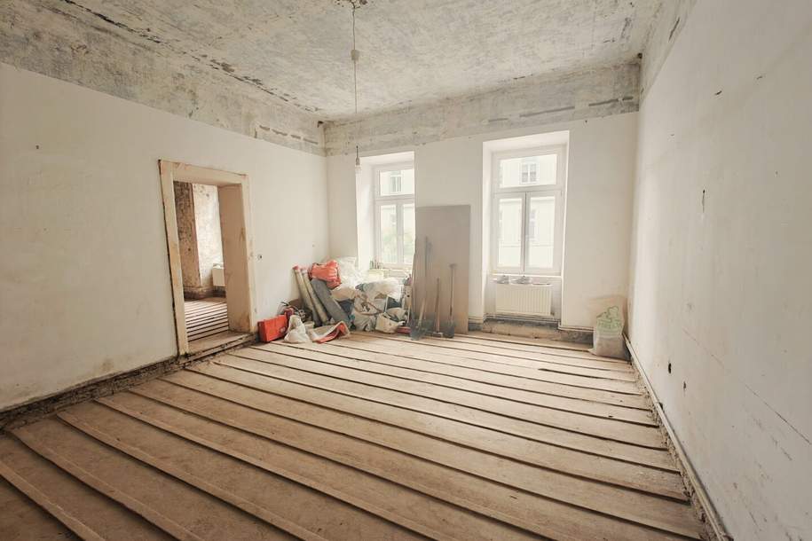 Mollardgasse: Sanierungs-Erstbezug + Provisionsfrei + 3 Min. zur U4 + Perfekte Wohnlage + Süd-/Ost-Ausrichtung + Klima (Sonderwunsch), Wohnung-kauf, 485.000,€, 1060 Wien 6., Mariahilf