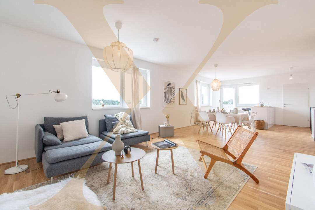 MIETE mit KAUFOPTION - Wunderschöne 4-Zimmer-Wohnung mit sonniger Terrasse in St. Pölten zu vermieten!