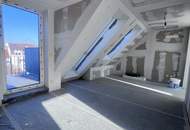 Dachgeschosswohnung in Fertigstellung | Wohnen auf 2 Etagen mit 2 Freiflächen | Bestage Meidlings