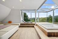Außergewöhnlich futuristische Architektur mit "WOW"-Effekt und Indoor Pool in Liesing – The White Pearl