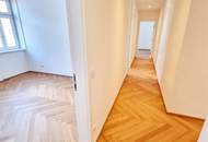 Wohnen auf einem neuen Level! Hochwertig sanierter Altbau mit 4,5 Zimmern, Sonnenbalkon und klimafreundlicher Erdwärme! Viel Privatsphäre + Viel Raum + Viel Grün!