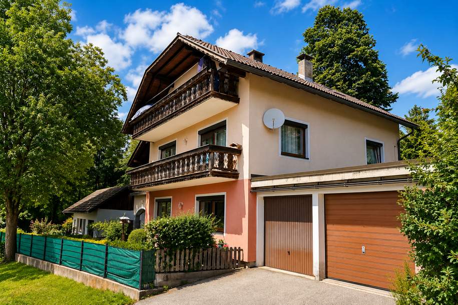 Gepflegtes Einfamilienhaus mit 6 Zimmern und Fernblick in Ludmannsdorf, Haus-kauf, 325.000,€, 9072 Klagenfurt Land