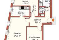 Helle 80m² 3 Zimmer nähe Meidlinger Hauptstrasse | als Anlage oder für Eigennutzer geeignet