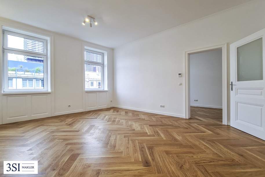 Sanierter 2- Zimmer-Erstbezug - 4. Liftstock - U3-Anbindung!, Wohnung-kauf, 339.000,€, 1030 Wien 3., Landstraße