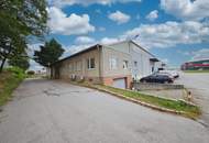 ca. 1.800m² Halle mit Rampen und ebenerdiger Einfahrt | beheizt | 250m² Büro &amp; optionale Freiflächen