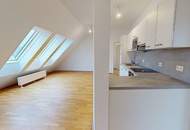 Unbefristete 3-Zimmer-Dachgeschosswohnung - nahe U3 Johnstraße