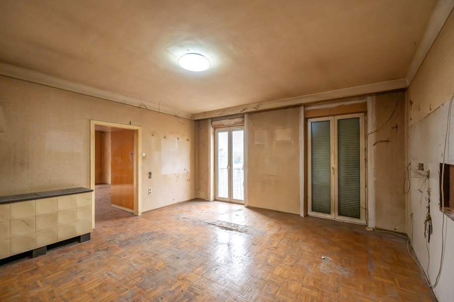 Rembrandtstraße 1: saniert oder unsaniert - zentrale Lage mit Donaukanal-Blick und gute Raumaufteilung, Wohnung-kauf, 299.000,€, 1020 Wien 2., Leopoldstadt