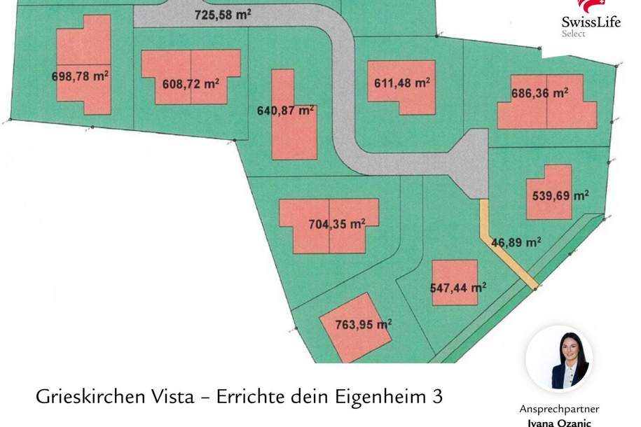 Grieskirchen Vista – Errichte dein Eigenheim 3, Grund und Boden-kauf, 134.420,€, 4710 Grieskirchen