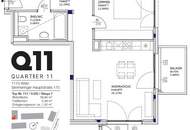 Q11 Leben in Simmering - 2-Zimmer-Wohnung mit Balkon und Deckenkühlung!