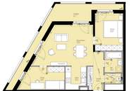 DC-LIVING: Moderne 3-Zimmer-Wohnung mit Loggia & Wellnessbereich nahe der UNO-City!