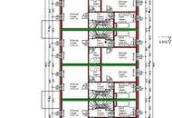"PROVISIONSFREI " Baubewilligung für 8 Reihenhäuser mit Terrassen und Gärten