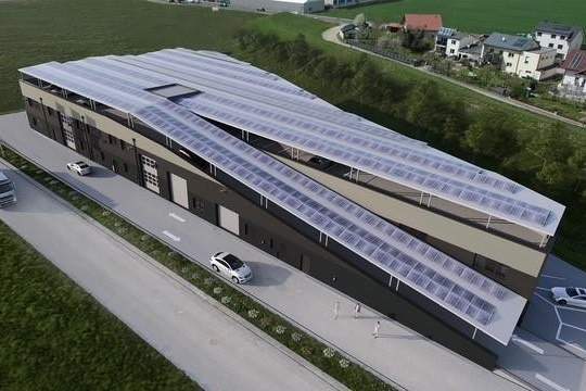 Gewerbeobjekt - Grünwall - Hallen/Büros zu mieten - TOP STANDORT 12 Hallen fast fertiggestellt von 59 bis 311 m2, Gewerbeobjekt-miete, 4053 Linz-Land