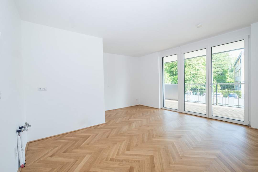 NEUBAU! 2 Zimmer Wohnung mit Eckbalkon in Morzg