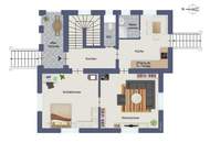 Idyllisches Herrenhaus mit 2.432 m² teilbarem, ebenem Baugrund (Dichte 0,3-0,8) in Frohnleiten