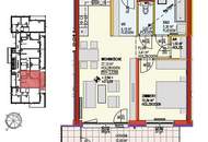 56m² Genossenschaftswohnung "ERSTBEZUG-PROVISIONSFREI" Miete mit Kaufrecht, unbefristet (2 Pkw Einstellplätze) + Loggia