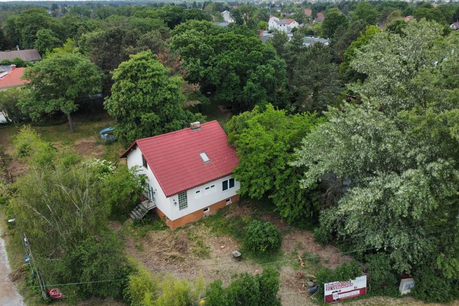 Nachbarparzelle ebenfalls verfügbar I tolles Eckgrundstück mit bestehendem Haus I Grün-Ruhelage I ca. 20 Autominuten von Wien I, Grund und Boden-kauf, 349.900,€, 2231 Gänserndorf