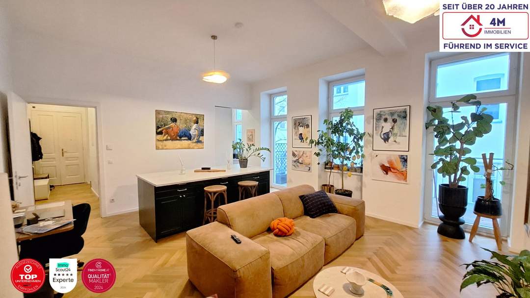 🏡 Eleganter Wiener Altbau mit Fischgrätparkett, Lift &amp; großzügigem Balkon