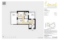 BAUBEGINN!_Top 22_kompakte und helle 2 Zi Dachgeschoßwohnung mit zwei Terrassen_EDMUND