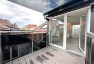 Moderne Dachgeschosswohnung mit 2 Zimmern & sonnigem Balkon nahe der Mur in Graz-Lend