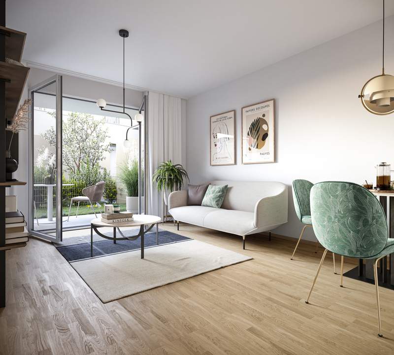 PROVISIONSFREI Familientraum an der Alten Donau: 3-Zimmer-Wohnung mit Balkon | optimale Lage