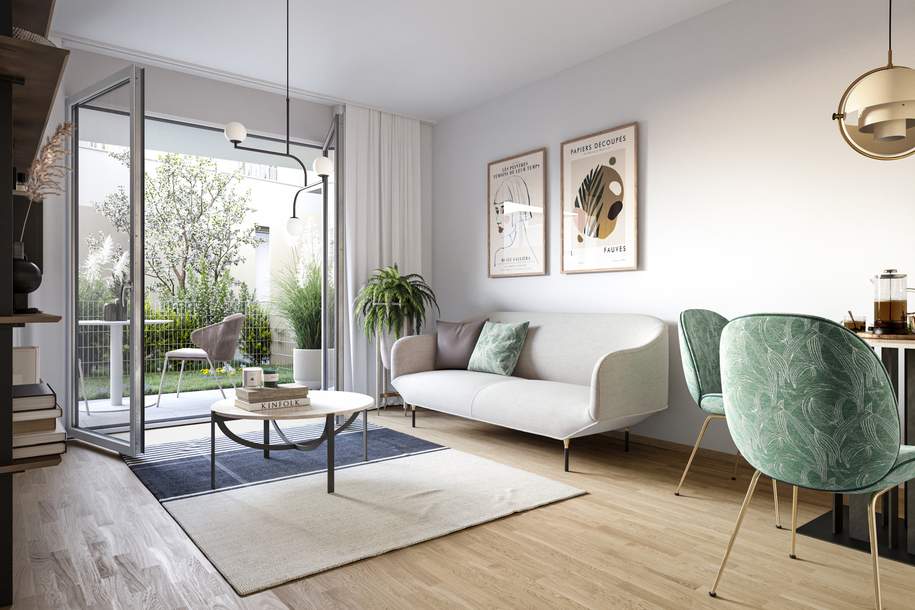 PROVISIONSFREI Familientraum an der Alten Donau: 3-Zimmer-Wohnung mit Balkon | optimale Lage, Wohnung-kauf, 495.600,€, 1210 Wien 21., Floridsdorf