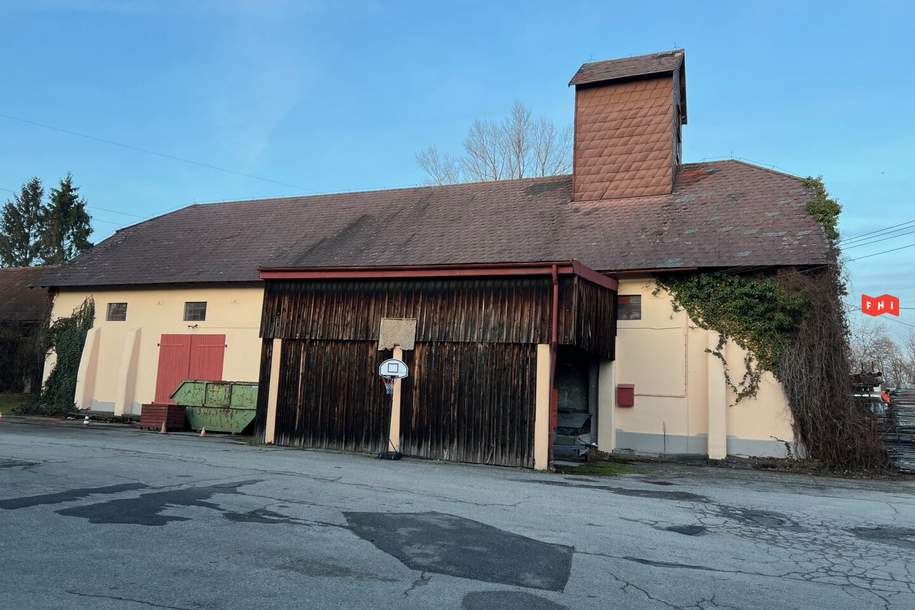 Geräumige Lagerhalle (ehem. Getreidesilo) nähe Gewerbepark Franzosenhausweg (OÖ / Linz), Gewerbeobjekt-miete, 2.000,00,€, 4050 Linz-Land