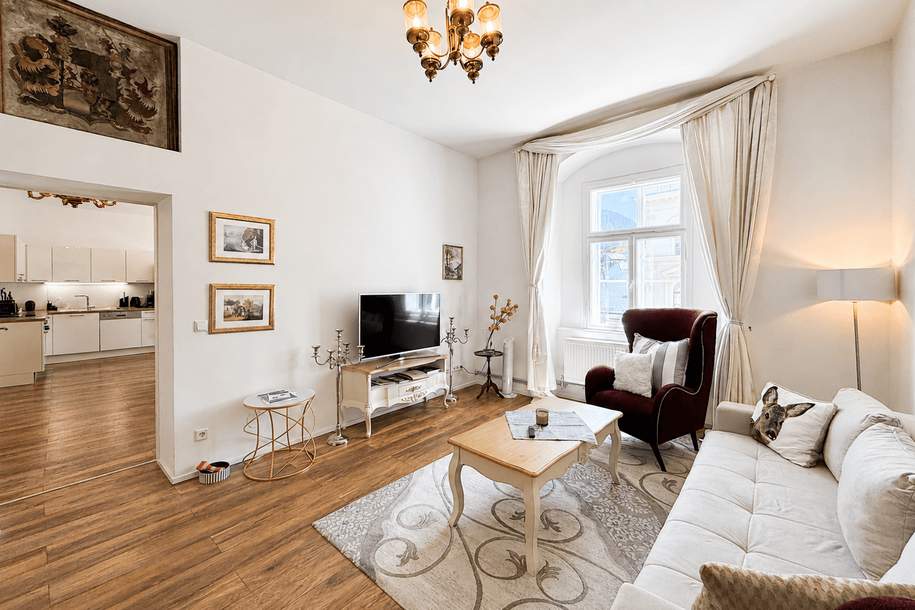 Wohnen im historischen Hoferhaus Bad Aussee – 3-Zimmer-Apartment | Ferien & ZWS möglich | Top 9, Wohnung-miete, 1.385,00,€, 8990 Liezen