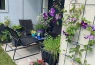 Helle 2-Zimmer Wohnung mit Klimaanlage, kleinen Garten und Garage sowie 200m von U-Bahn-Station Zippererstrasse