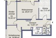 Sanierungsbedürftige 3-Zimmer-Wohnung mit Balkon