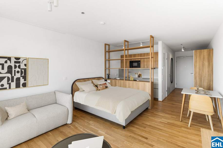 Vienna City Flair &amp; Nature Combined: Living at Nordwestbahnhof, Wohnung-miete, 1.185,81,€, 1200 Wien 22., Donaustadt