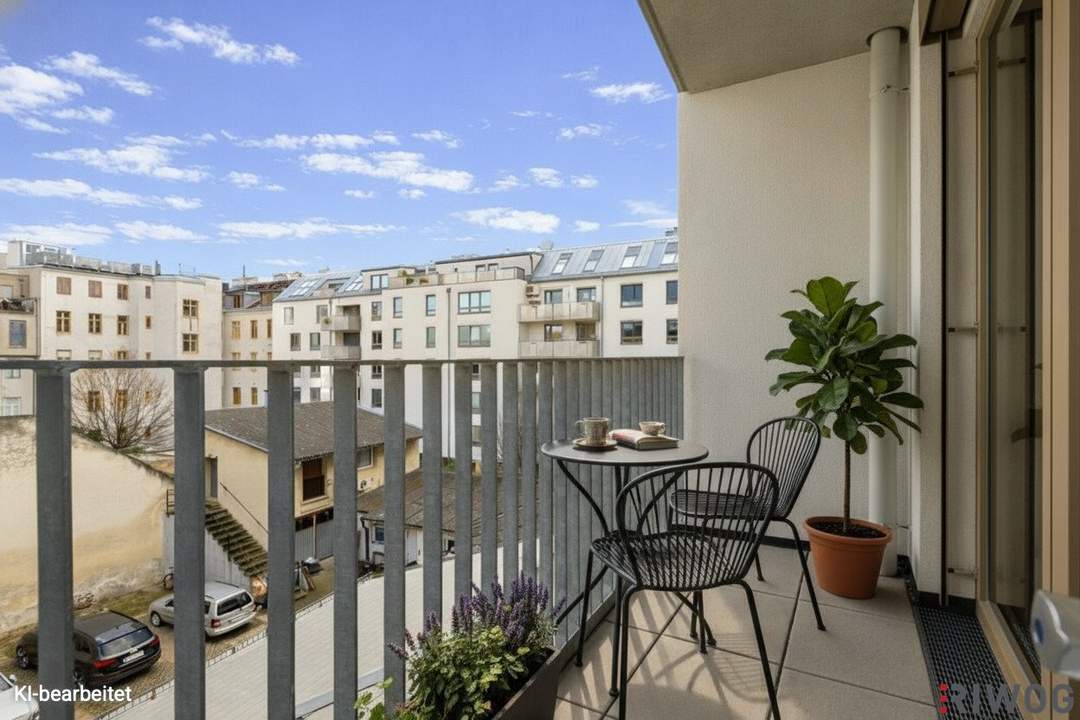 ERSTBEZUG | Nähe Alte Donau | Hofseitig mit Loggia | Fernwärme | TG-Stellplatz optional | Ideal für Anleger oder Eigennutzer | Nachhaltiges Projekt